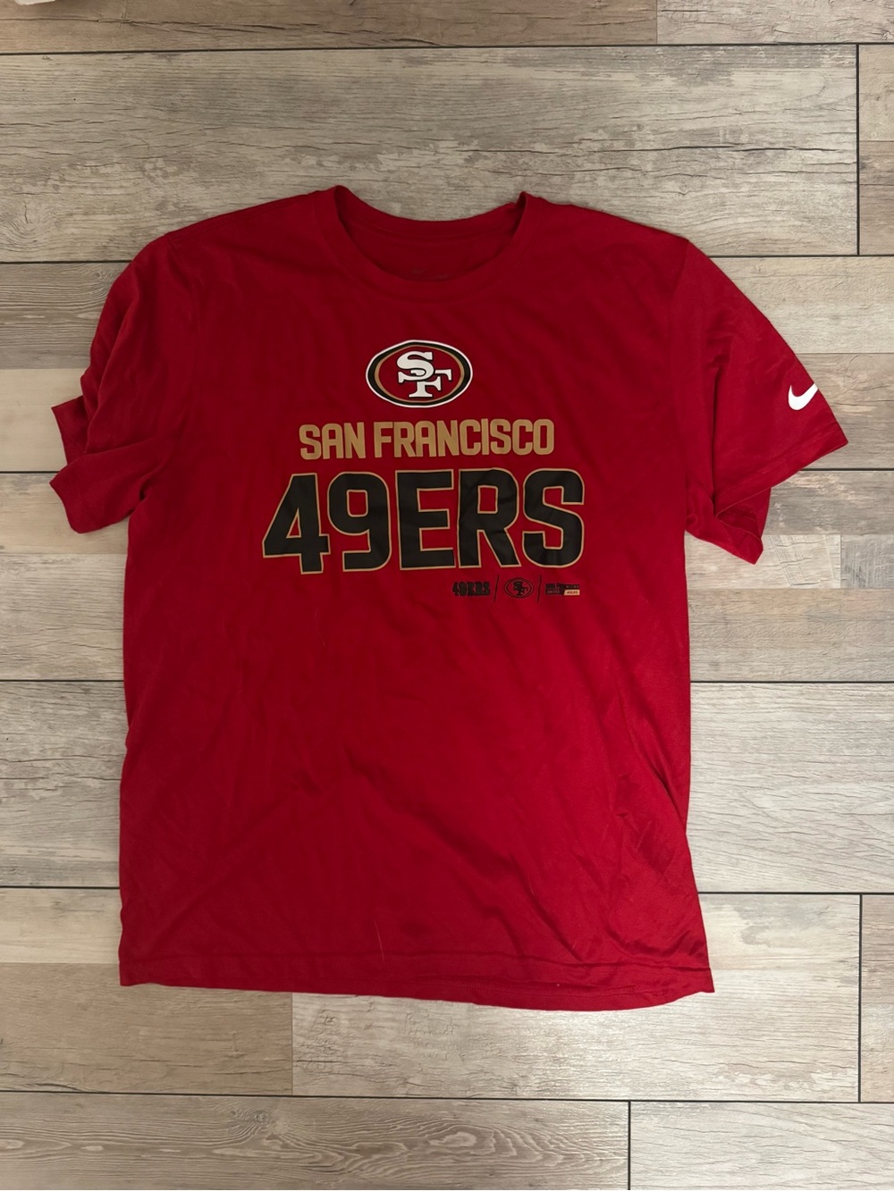 Nike Red San Francisco 49ers Graphic Tee